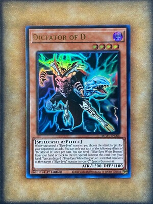 Yugioh Dictator of D. MP23-EN005 Ultra Rare 1st Ed NM