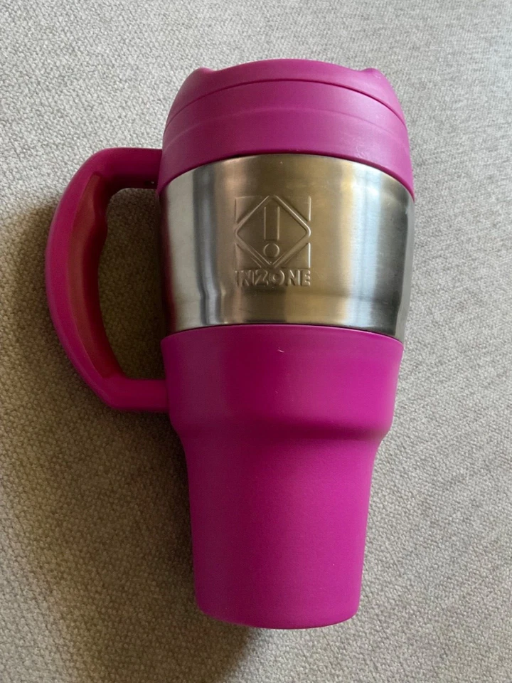 Bubba Keg Cup Pink Plum Hot Or Cold 34 Ounce Insulated Mug With Handle - Image 3 of 4