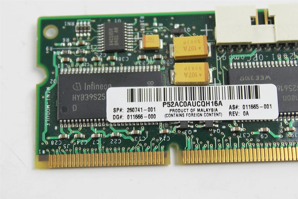 HP Compaq Proliant DL580 5i Smart Array Cache SDRAM 140-PIN 260741-001 - Image 3 of 3