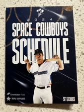 2024 Space Cowboys Pocket Schedule