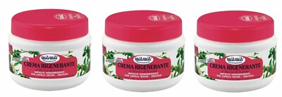 milmil Crema Rigenerante Burro di Karité 3 x 500 ml Haarmaske