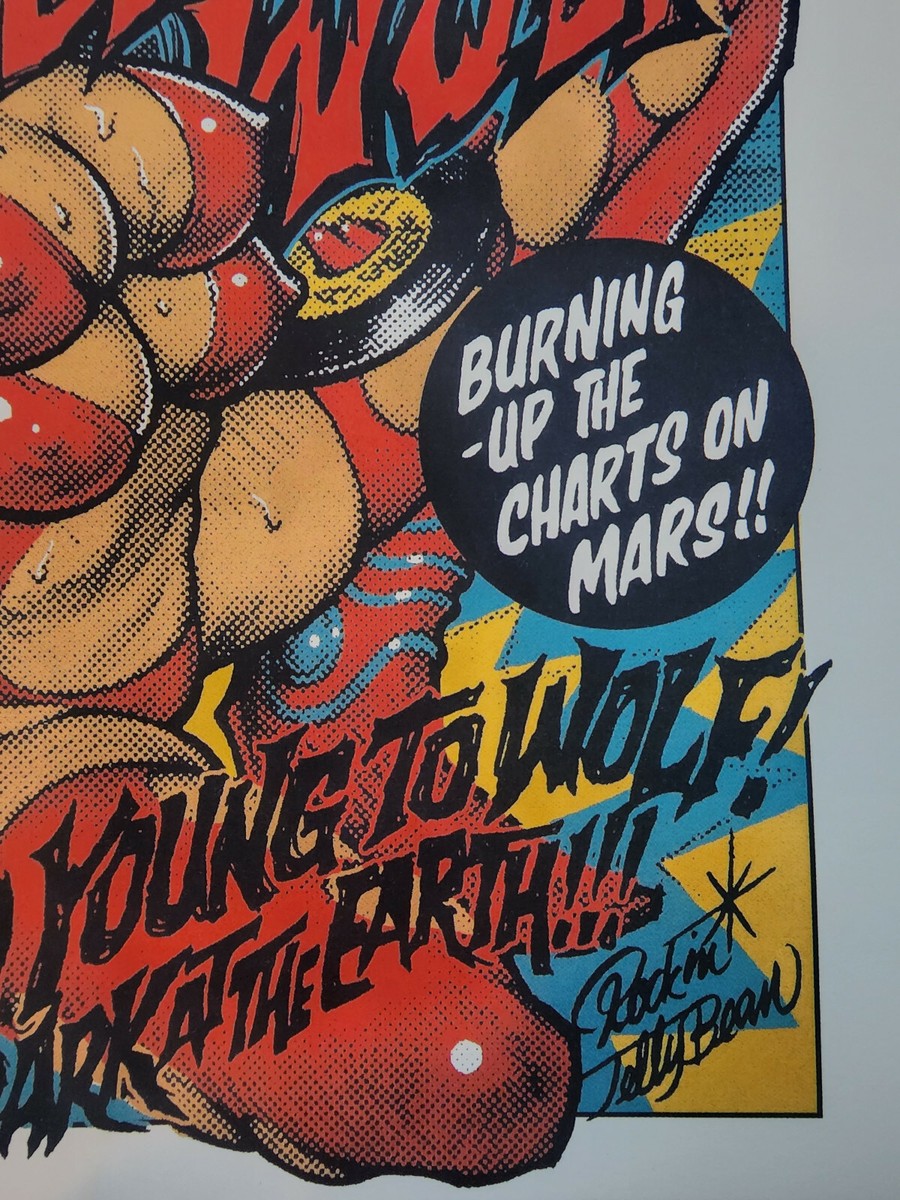 Rockin Jelly Bean Two Decades of Guitar Wolf POSTER 