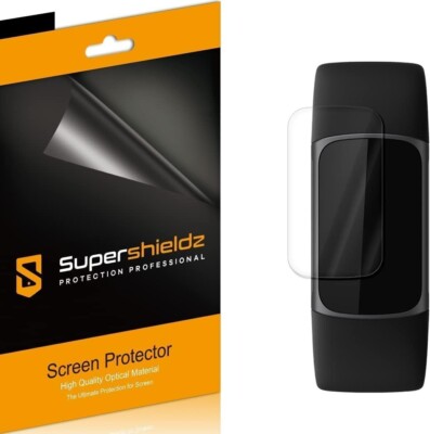 3X Supershieldz Clear Screen Protector for Fitbit Charge 6 (TPU)