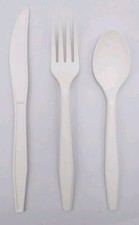 IDING Choice Heavy Duty Compostable Cutlery Set For 140, 380 Piece Count