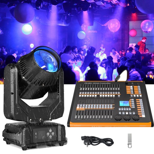 250W Moving Head Light Waterproof 8+16 Prism DMX RGBW LED Gobo Stage Beam Lights - Picture 20 of 20