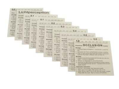 Occlusiv-Folie zur Schielbehandlung /Abdeckung des Auges in verschiedenen Stufen
