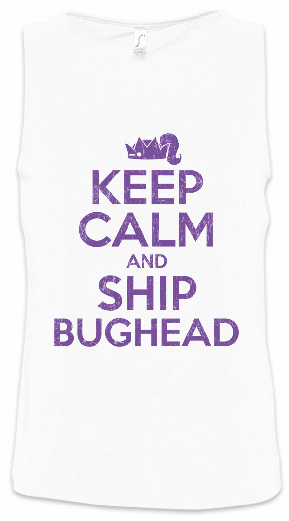 ALTRA Canotta uomo Keep Calm And Ship Bughead Riverdale Betty Cooper Jughead divertente