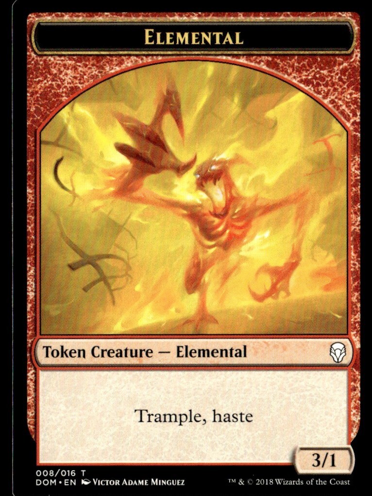 2018 Dominaria MTG Elemental Common Token Card #8  