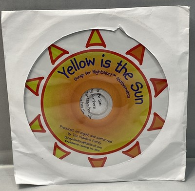 RightStart Math Level A 2nd Ed Yellow Is the Sun CD Right Start Audio EXC