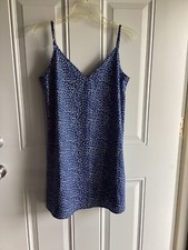 NWOT SHEIN LADIES BLUE FLORAL SUNDRESS  SZ S.