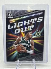 2023-24 Donruss Optic Lights Out Giannis Antetokounmpo #8 Insert Bucks NM+