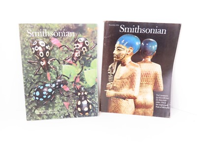 SMITHSONIAN Magazine Lot Of 2 Dec 1975, Nov 1976 A Magnification Beetles