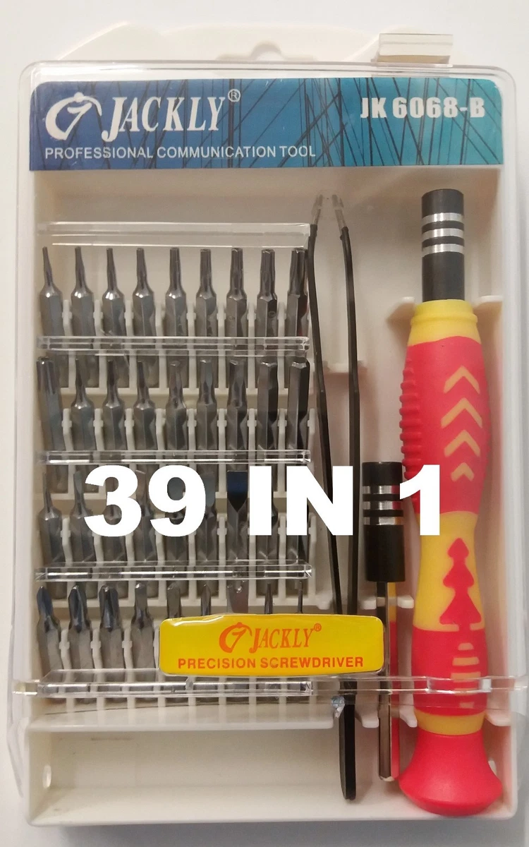 3 X Jackly 39 in 1 Precision Communication Torex Screw Driver Set Wholesale