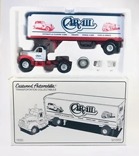 First Gear Eastwood Automobilia Carail 1960 Mack B61 Tractor Trailer 1:35 1995