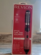 Revlon 1200W Hot Air Kit Style, Curl, Volumize 1.5" Brush, 1" Brush, Smoothing..
