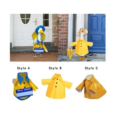 Lawn Goose Outfit for 23" Statue Creative Cute Porch Goose Clothes Apparel