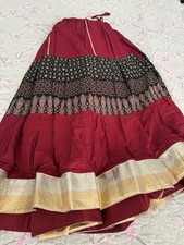 Chaniya Choli Double Layer Lehenga Indian Designer Navratri Choli