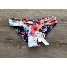 Tommy Bahama Hipster Bikini Bottom Womens XS Fleurlite Reversible Shirred NWT