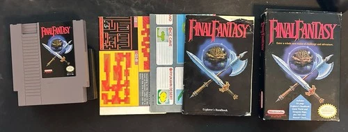 Final Fantasy (Nintendo NES, 1990) Authentic, Complete In Box W All Maps/Charts