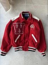 Vintage 89-90 Washington Wapak Redskins Bomber Jacket Mens Size XL