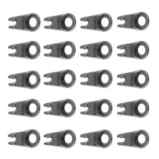 20PCS Boot Lace Hooks Lace Fittings Buckles With Rivets For Hiking Climbing LULP