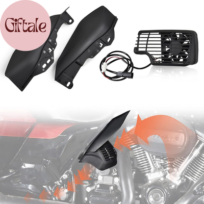 #ad #ad Coolflow Fan for Road Glide Oil Cooler Fan with Heat Shield for Harley Touring $194.90