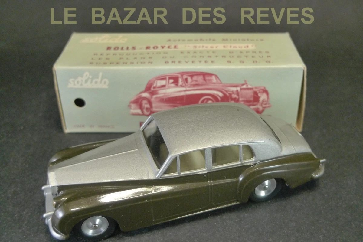 SOLIDO 115 ROLLS ROYCE SILVER CLOUD BOITE REPRO COPIE