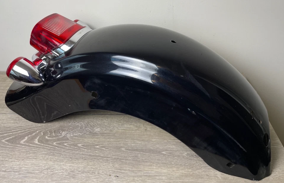 OEM 09-23 Harley Touring Street Electra Glide W/Lights Back Rear Fender Black Foto 2 de 4