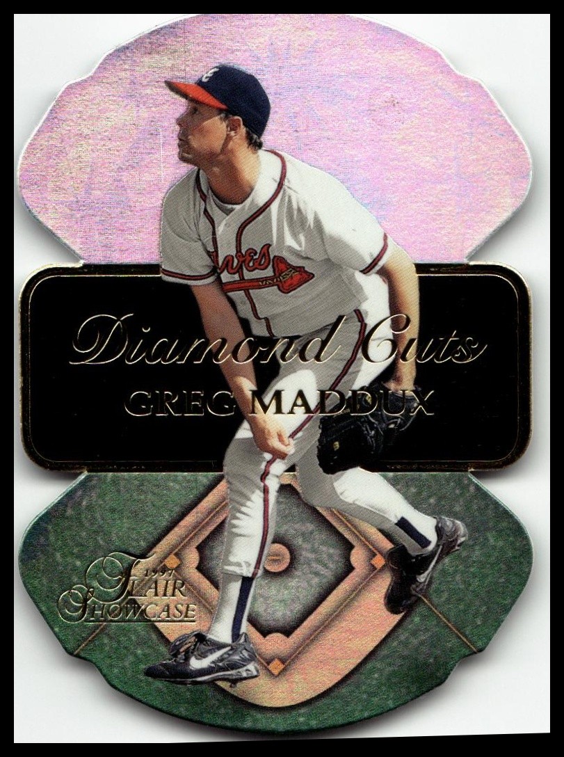 Greg Maddux 1997 Flair Showcase Diamond Cuts #10 Atlanta Braves