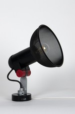Vintage ERCO Deckenlampe 'Microphone' von Roger Tallon, 1970er, schwarz