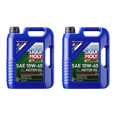 Liqui Moly 10L Engine Motor Oil - Synthoil Race Tech GT1 10W-60 (2x5L)