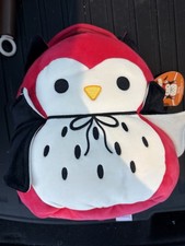 Squishmallows Demi the Vampire Owl Halloween Treat Pail New With Tags NEW