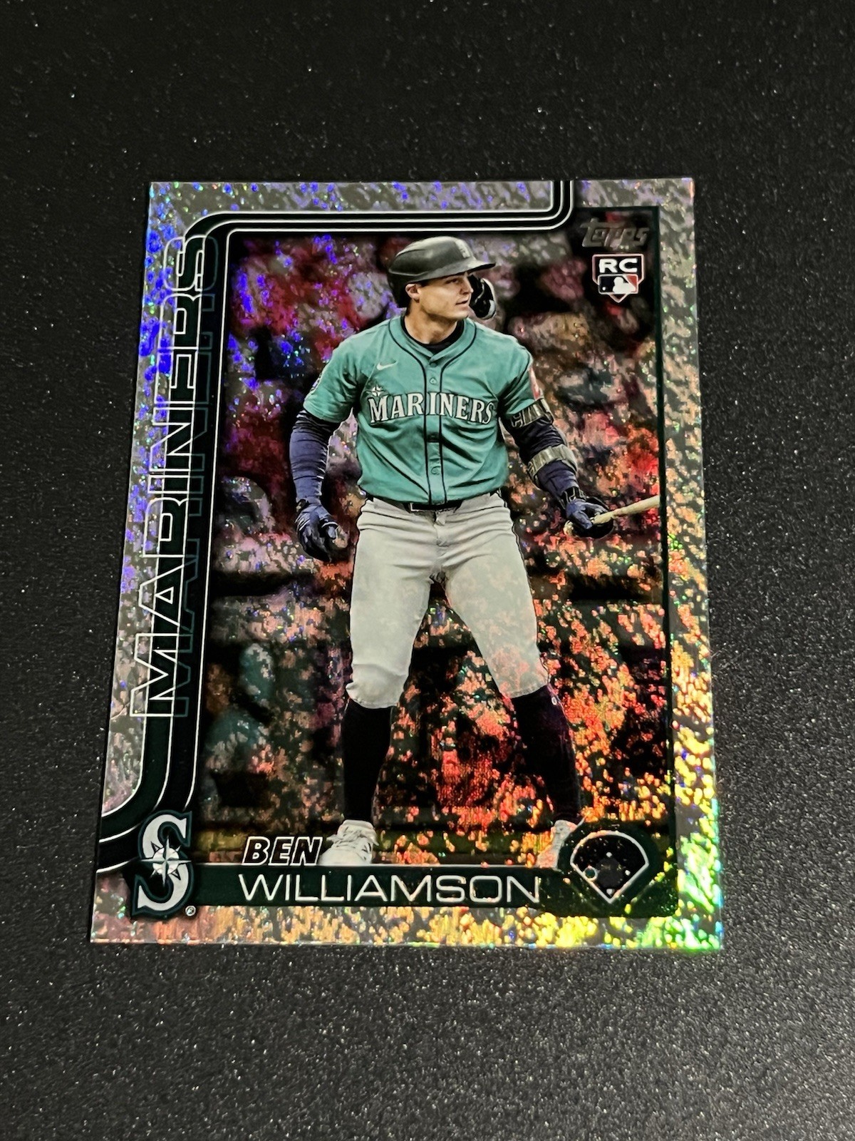2025 Topps Update Baseball Holo Foil Ben Williamson US130 Mariners RC