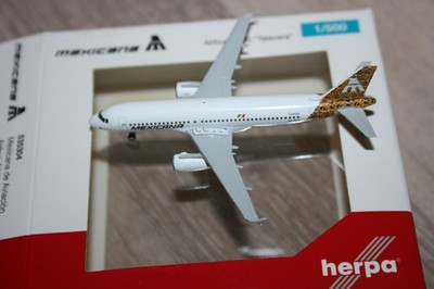 !!!RAR!!! Mexicana Airbus A320  XA-RJX  scale 1/500 Herpa Wings no. 535304