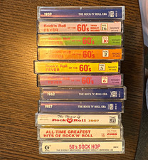 Madacy Rock 'n Roll Fever of the 60's Rock Compilation Cassette Lot