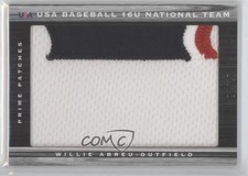 2011 Limited USA Baseball National Teams Prime 2/23 Willie Abreu #42 Patch 1x9