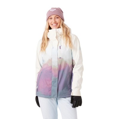 Roxy Jetty 3N1 Print Women's Winter Jacket, Blurry Escape, X-Small