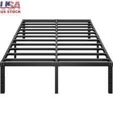 Metal Platform Bed Frame Full Size No Box Spring Easy Assembly Sturdy Support US
