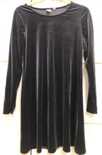 GAP xs navy velour stretch loose dress