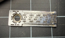 Vintage Spark Plug Gap Gauge Adjuster Tool Fram Autolite Made In Usa