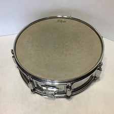 Tamburo rullante vintage Rogers Powertone 14" F su etichetta seriale # 10026