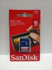 Sandisk 16G SDHC SD card for Canon EOS 5D Mark III Rebel T4i 650D M SX260 camera