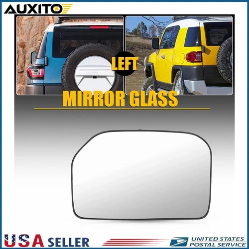 FOR 2007-2014 TOYOTA FJ CRUISER FACTORY STYLE SIDE DOOR MIRROR GLASS LENS LEFT