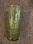 Lot of 1 Vtg Anchor Hocking 20 Oz Tahiti Bamboo Avocado Green Drinking Glass