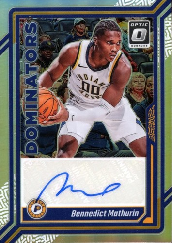 BENNEDICT MATHURIN 2022-23 Chronicles Rookie In Flight Prizm Auto #/99 Rc EUR 121,53 - FR