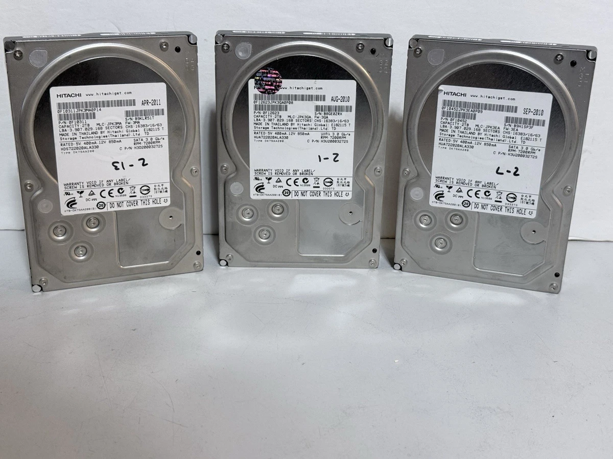 Hitachi 2TB Internal Hard Disk Drives for sale - eBay