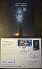 FDC postcard Ukraine 2026 USA 250 years US Independence Statue Liberty