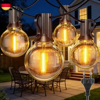 Heipard Lichterkette AußEn Led Strom 13M, Outdoor Lichterketten Beleuchtung Mit