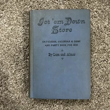 Jot’em Down Store, Catalogue, Calendar, Game & Party Book For 1939