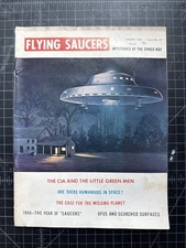 FLYING SAUCERS MAGAZINE, MYSTERIES OF THE SPACE AGE,  no. 53, Aug. 1967  VF-RARE